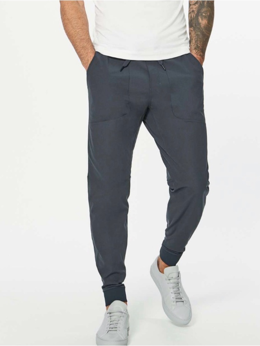 LULULEMON • ABC Joggers 28" Melanite Gray Medium pant